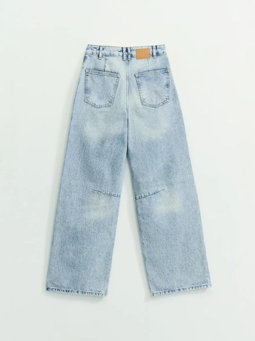 Джинсы wide leg с высокой посадкой / Zarina  фото 7