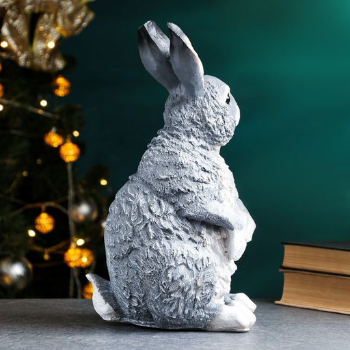 Садовая фигура из полистоуна «Заяц полевой», 33×21×18 см