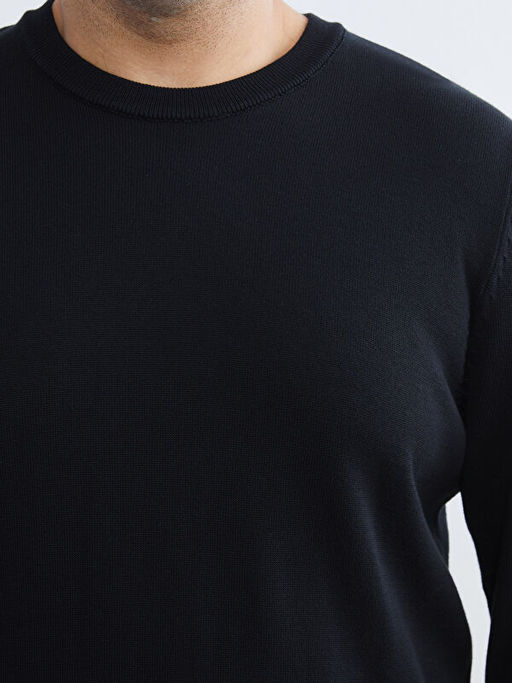 Bisiklet Yaka Erkek Triko Kazak