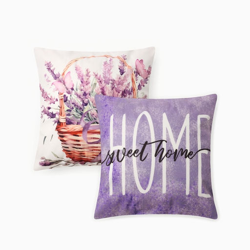 Чехлы на подушку «Этель» Sweet Home, 2 шт., 40×40 см, велюр