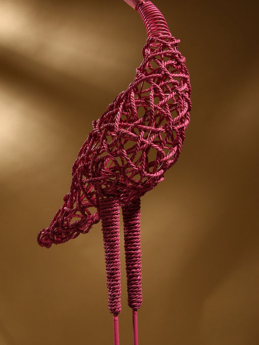 Сувенир плетёный «Фламинго», 30×18×140 см