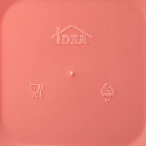 Ланч-бокс в школу IDEA Капкейки, 800 мл, 12.5?13?8.5 см, 2 отделения, пластик, бело-розовый