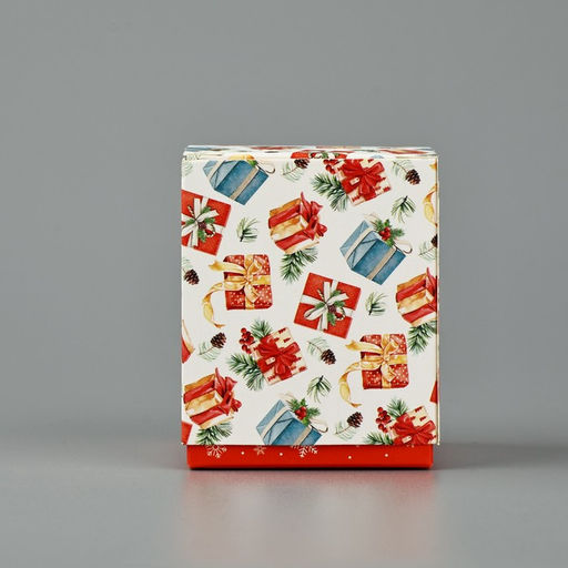Цена за 5 шт. Бонбоньерка новогодняя «Новогодние подарки», 6 х 7 х 6 см