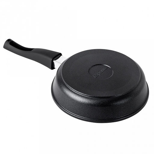 Сковорода с тефлоновым покрытием д22см "Классик", h5,5см, s0,38см, съемная ручка из термостойкого пластика, стеклянная крышка с пароотводом, подарочная упаковка (Россия)