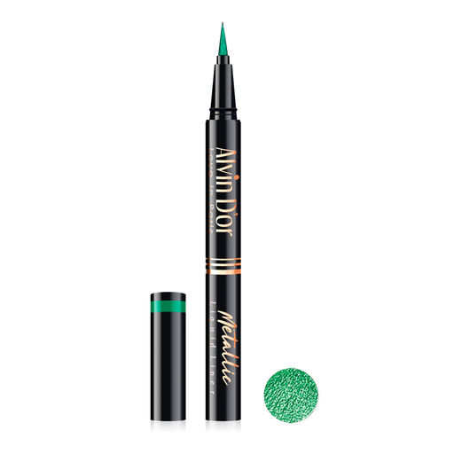 Alvin Dor AD-52 Лайнер стойкий для век металлик metallic liquid liner 24h high тон 05зелёный