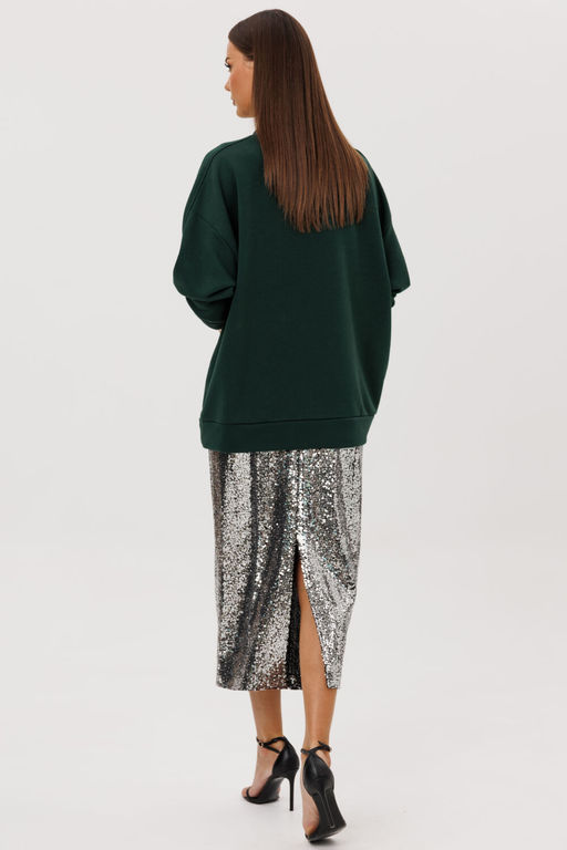 Джемпер Lars Style 1119/1 темный изумруд