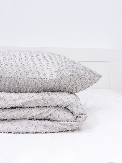 Постельное бельё евро LoveLife Tufting Квадрат, микрофайбер