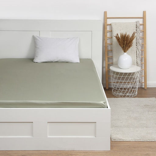 Простыня на резинке Olive tree 180х200х25 см, 100% хлопок, мако-сатин, 114г/м2