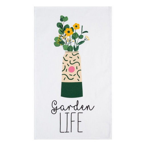 Набор кухонных полотенец Доляна Garden life 35х60см-7шт, 100% хлопок  фото 5