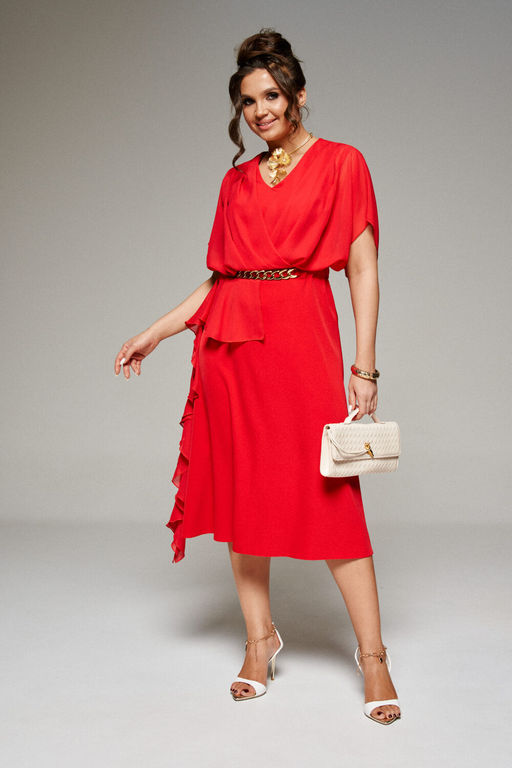 Платье Beautiful Free 6357 красный