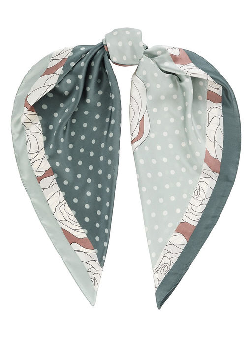 Платок жен. виск+шелк 90х90 MR72SCRF-19 - Maxroses фото 2