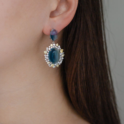 Серьги Арт. 3V-3421-W - MyGemma фото 2