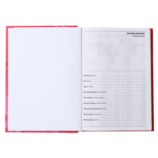 Ежедневник недатированный на сшивке А5, 160 листов, картон 7БЦ, матовая ламинация, Beautiful