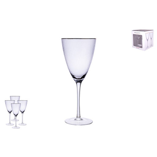 Набор бокалов 1/4 400мл п/у, хрусталь 6996 /КОРАЛЛ/