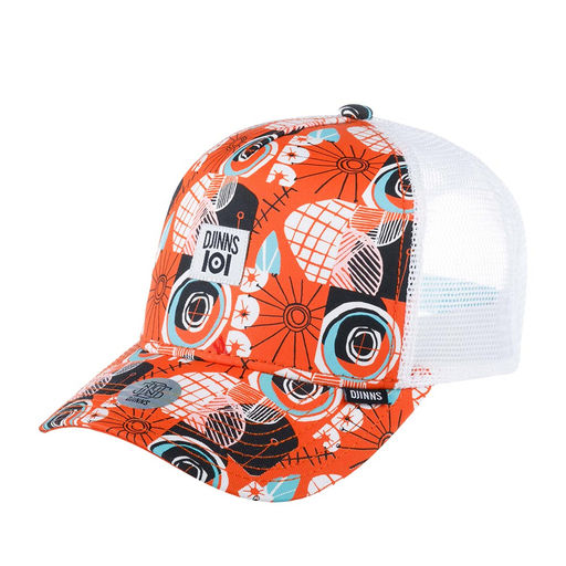 Бейсболка DJINNS арт. HFT Cap IOI Modern Classics (оранжевый / белый)