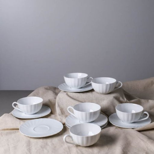 Чайный набор 12 предметов 250 мл / DE-671 /уп 12/ - Галеонтрейд фото 2