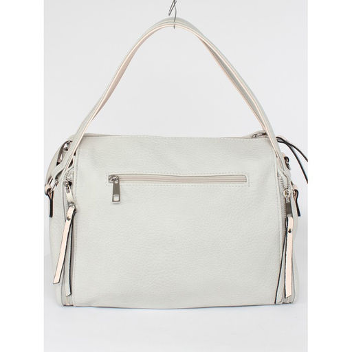 Сумка женская искусственная кожа ADEL-258/2в/ММ. 1отдел. плеч/ремень, серый/розовый 259311 - Adelia фото 2