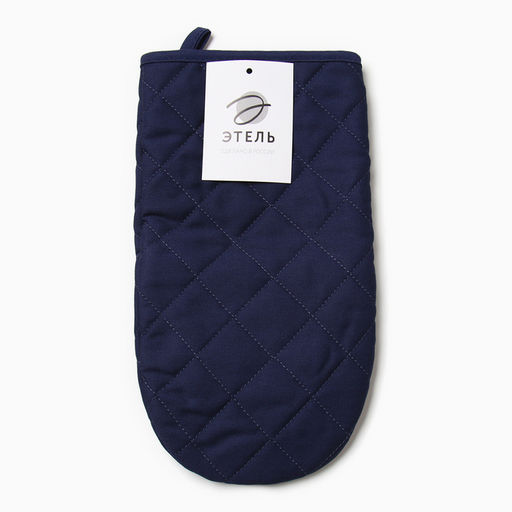 Варежка-прихватка Этель Kitchen цв.синий, 15х28см,саржа, 100% х/л  фото 5