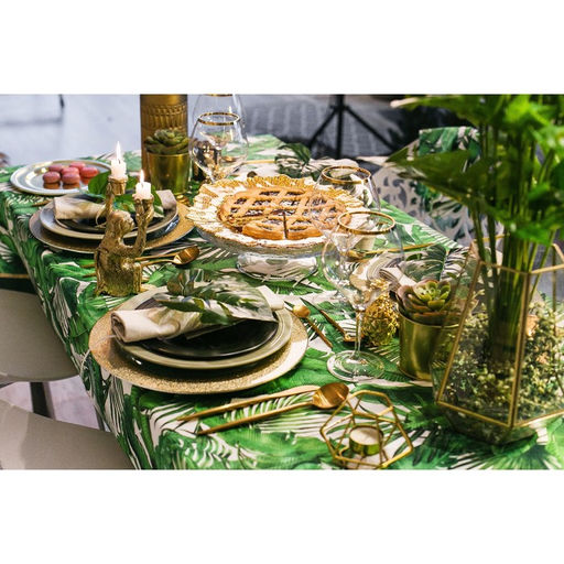 Скатерть Этель Тропики 110х147 см, 100% хлопок, саржа 190 гр/м2  фото 10