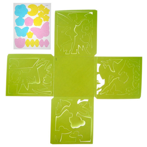 Набор для творчества Чудесный ночник: фея, 3Д эффект, цветное свечение, с декором, 5+