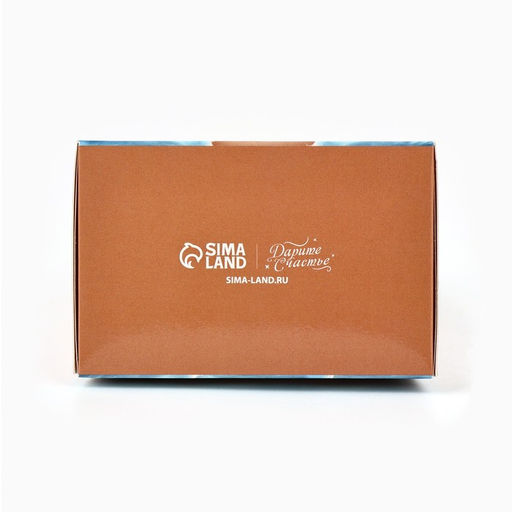 Цена за 5 шт. Коробка новогодняя складная с окном «Оленёнок», 9×16.5×6 см