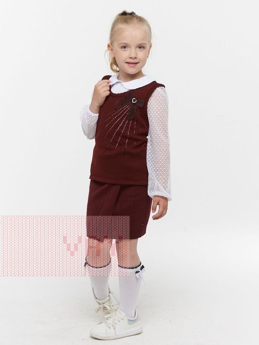 Жилет для девочек 213-7066 - Vay kids школа фото 4