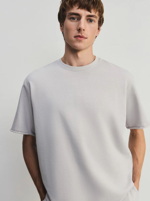 Футболка с необработанными краями ZR2605043406-30 / Zarina