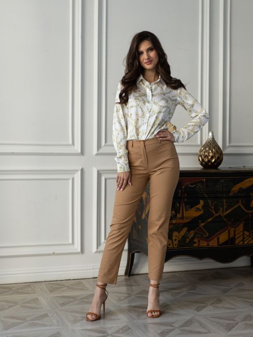 брюки Хлопок-65% ПЭ-30% Эластан-5% - Трика фото 3