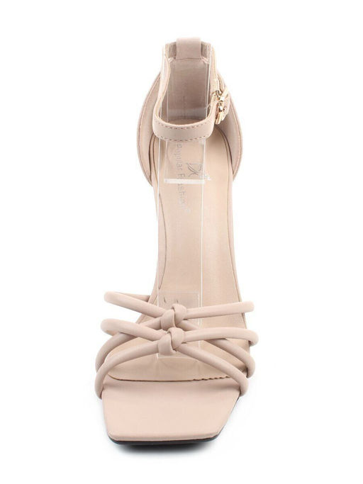 08-M56F-229E BEIGE Босоножки женские (натуральная кожа) - Фабричный китай фото 5