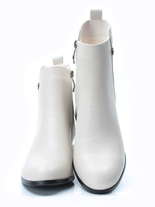 PCM358-2 BEIGE Ботинки демисезонные женские (натуральная кожа, байка) - Фабричный китай фото 12