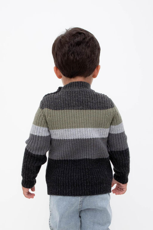 Crockid _ КВ 30146/ш/серый,хаки джемпер д/мал яс