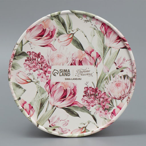 Коробка подарочная, упаковка, Цветы, 13?8.5 см