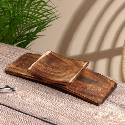 Подставка для благовония «Лодка», 26 см, манговое дерево