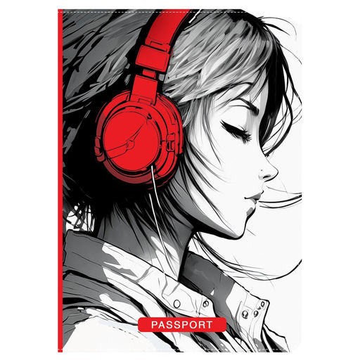 Обложка "Паспорт" MESHU "My Sound Kawaii" (MS_55503) ПВХ