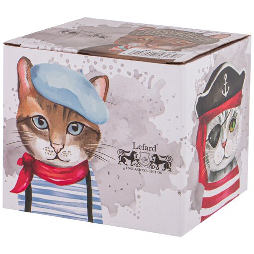 КРУЖКА С СИЛИКОНОВОЙ КРЫШКОЙ КОТОМАНИЯ 380МЛ - Lefard фото 2