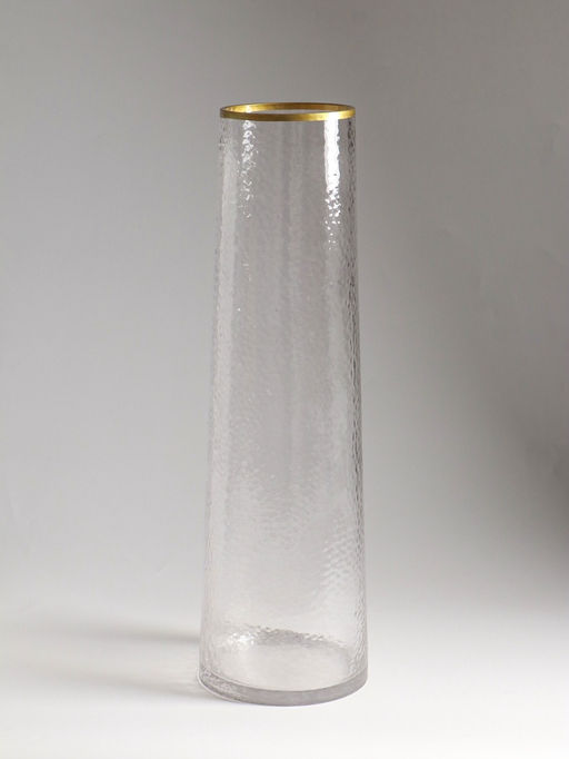 Ваза напольная «Линней», 50×15 см, стекло, прозрачная