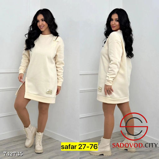 Теплое платье-туника женское - Bruno фото 2