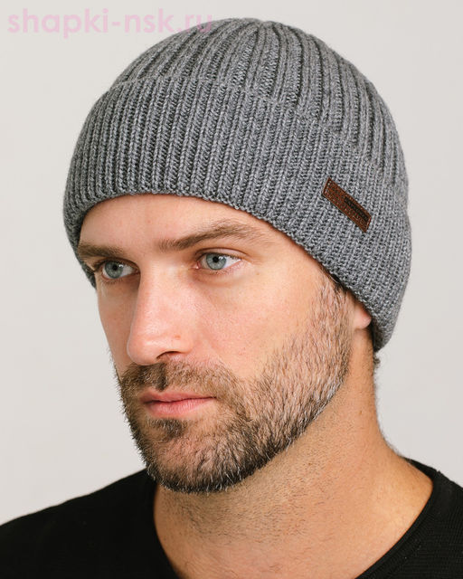 304 T Шапка по голове мужская флис (57-59)