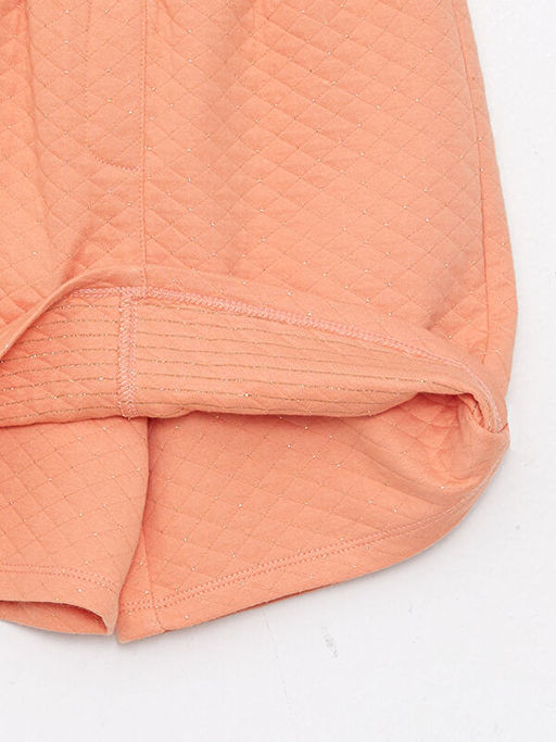 Beli Lastikli Kapitone Desenli K?z ?ocuk ?ort Etek