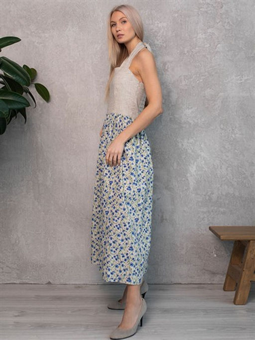 Платье лен 30%, хлопок 70% - Волтри фото 4