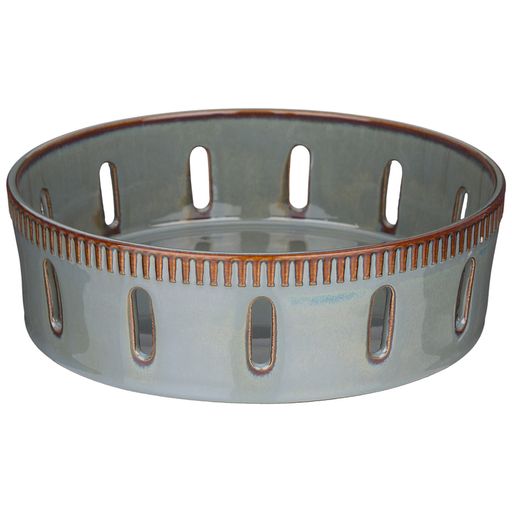 ВАЗА СЕРВИРОВОЧНАЯ BRONCO SOUL KITCHEN 20*6,5 СМ СИНЯЯ
