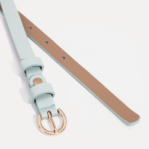 Ремень женский, ширина 1,3 см, винт, пряжка метал, цвет мята - Simaland фото 2