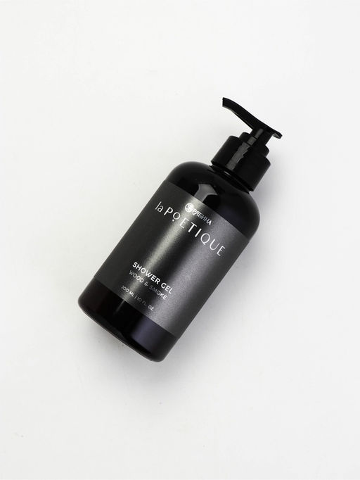 Гель для душа парфюмированный мужской, аромат дерево и дым, 300 мл, laPOETIQUE