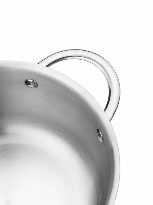 Кастрюля с крышкой стеклянной из нержавеющей стали (3-х слойный) 20x11.5 см (3 л), арт. 3500-20 - D.L.K. фото 6