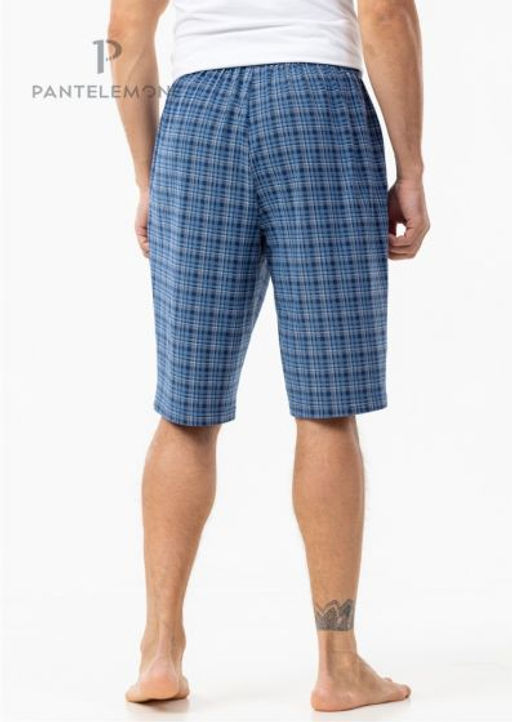 Мужские шорты PH-127 Клетка серая/бордовая - Pantelemone фото 17