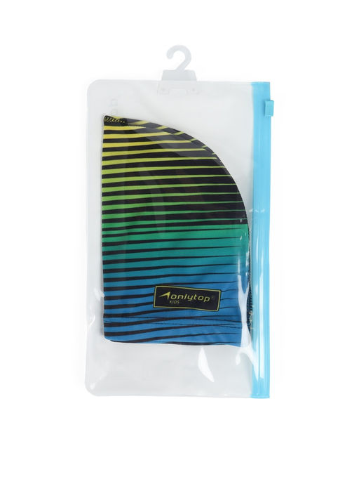 Шапочка для плавания детская ONLYTOP Swim, тканевая, обхват 46-52 см