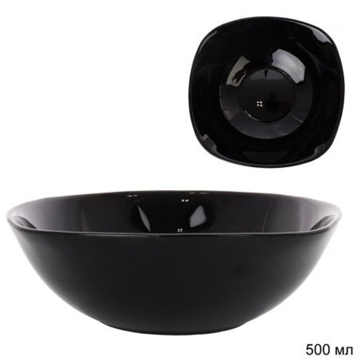 Салатник квадратный 500 мл 165 мм черный / BNFW65T (Black) /уп 6/72/ - Галеонтрейд фото 2
