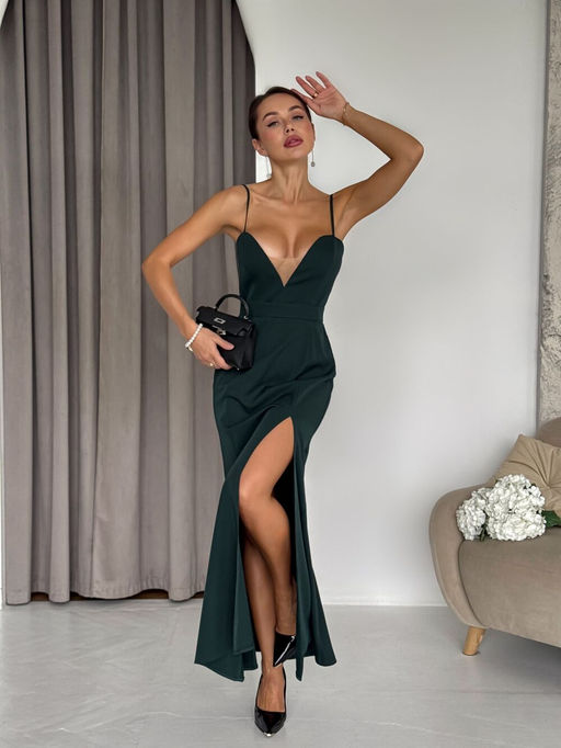 Платье AURA 3311-170 изумрудный