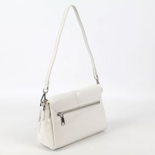 Женская кожаная сумка трапеция через плечо 0078-3 - Cidirro фото 4