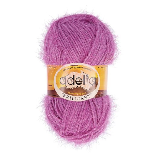 Пряжа ADELIA BRILLIANT 100% полиэстер 10 шт. х 50 г 90 м  5 м